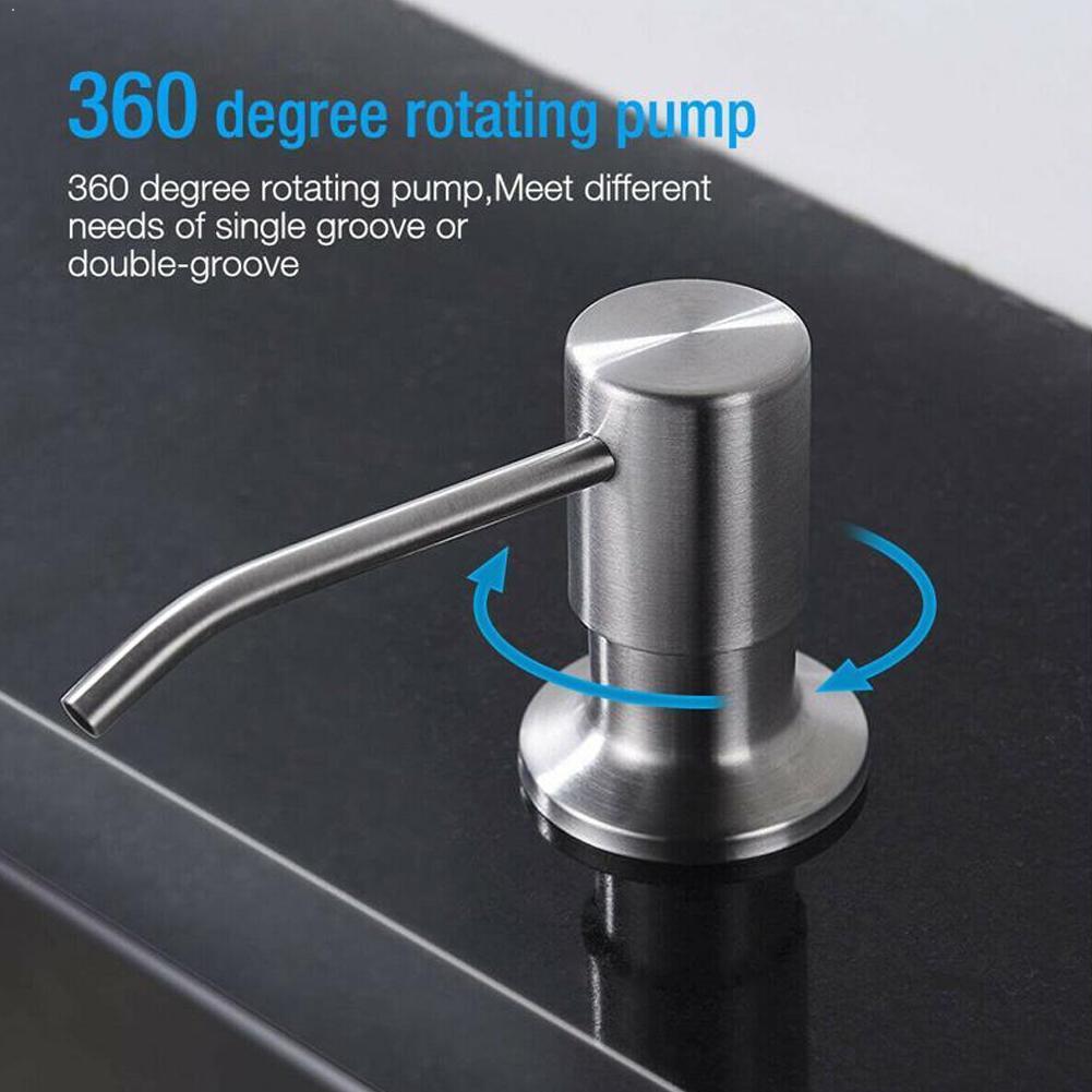Sink Soap Dispenser Kitchen Sink Full Plastic Sink Dispenser Soap Bottle Soap Hand Abs And Plastic Durable Safe