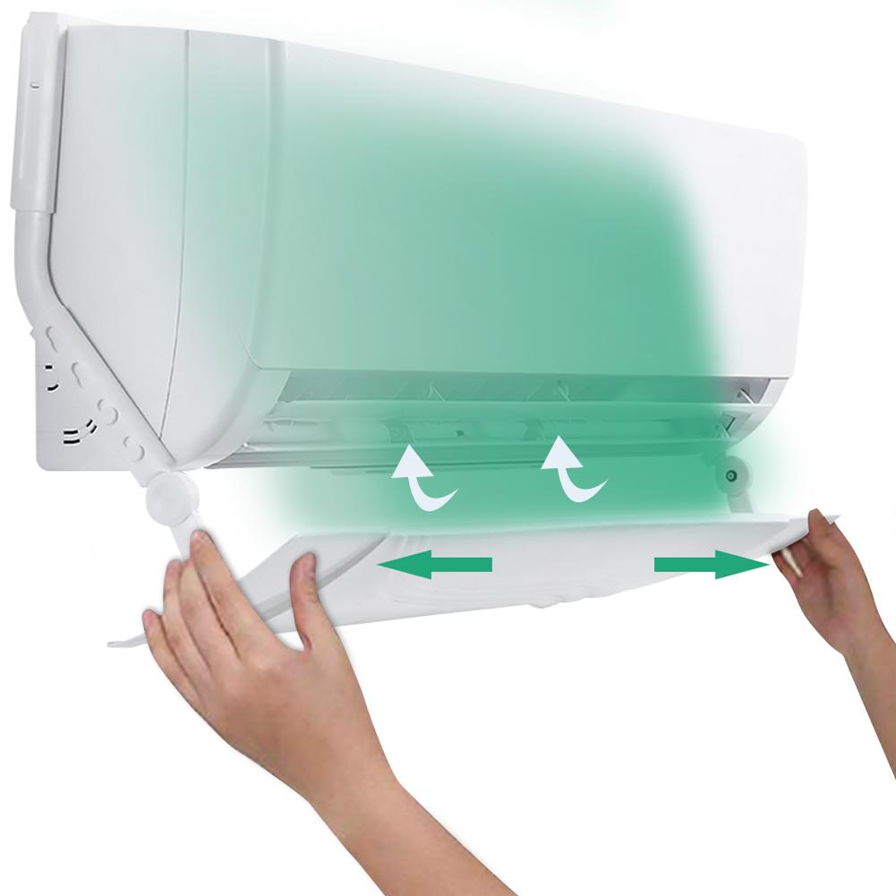 Anti Direct Blowing Retractable Air Conditioner Shield Cold Air Conditioner Wind Deflector Baffle Adjustable Air Guide Cover