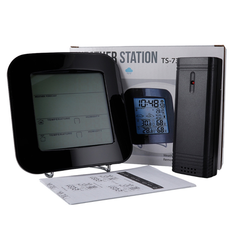Weather Station Wireless Digital Indoor Outdoor Thermometer Hygrometer LCD Display &amp; External Sensor Weather Fore-cast