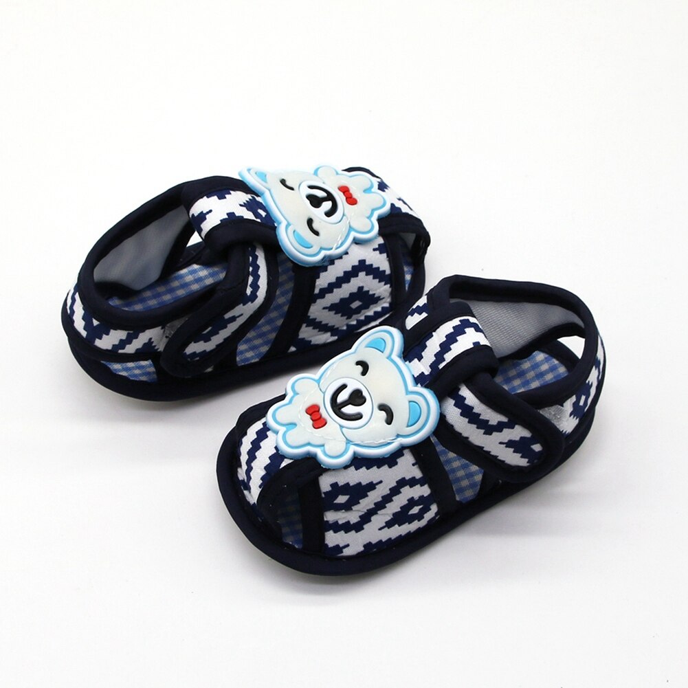 Cartoon Beer Kids Sandalen Voor Meisjes Jongens Zomer Baby Peuter Kinderen Zacht Katoen Schoenen