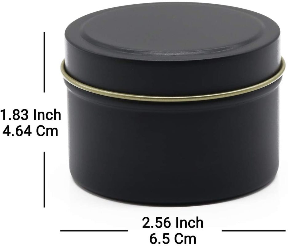 5 oz 15pcs/pack Black Color Candle Containers Candles Jars for Candle Making