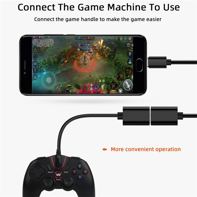 Cable adaptador Mini tipo C OTG, adaptador USB 3,0 hembra a tipo C macho, Cable de extensión USB C para teléfono MP4 de coche, otg