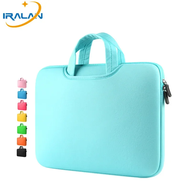 Laptop Sleeve Bag 11 12 13 14 15 15.6 17 inch PC Cover For MacBook Air Pro Retina Xiaomi HP Dell Acer Notebook Computer Case: 12" / Beige