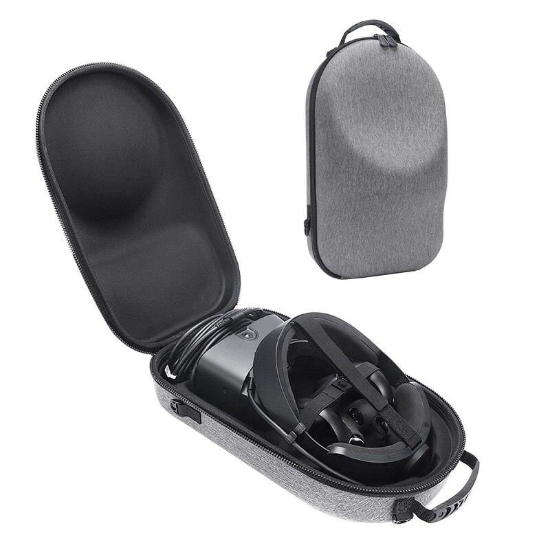 ¡Novedad de ! Funda rígida de viaje, funda protectora, bolsa, Estuche de transporte para auriculares para juegos de realidad virtual con alimentación de PC Oculus Rift S: Blanco