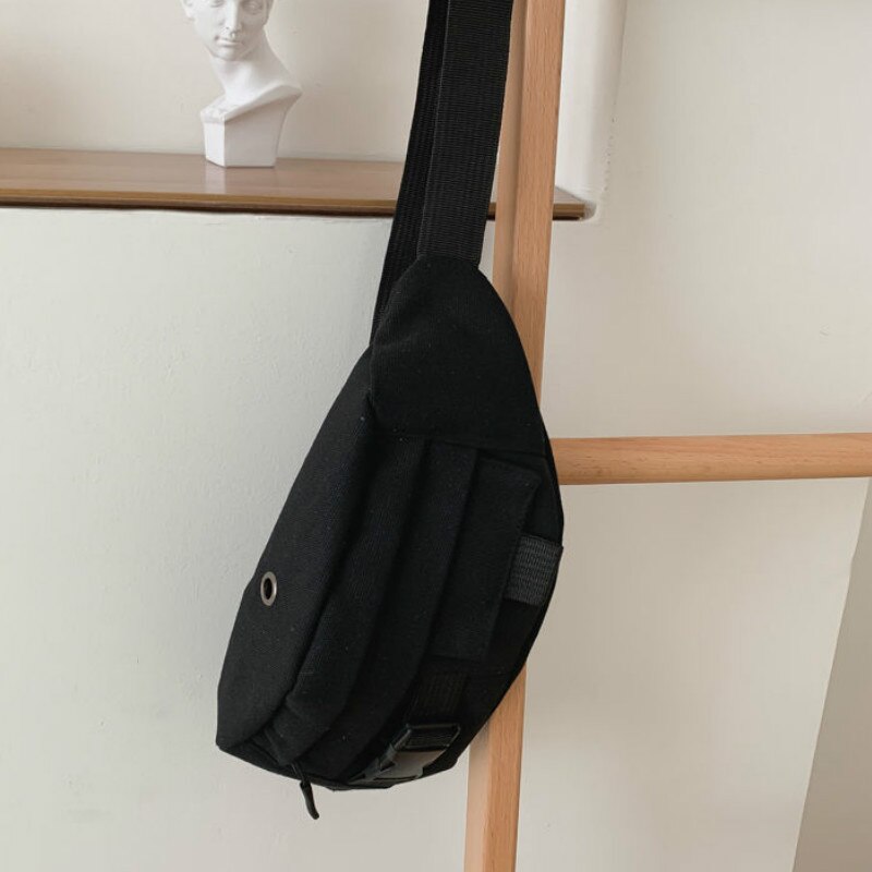Marsupi donna semplice Casual tela marsupi studenti Harajuku All-match moda funzionale borse femminili quotidiano Ulzzang