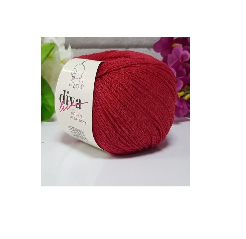 Diva naturlig bomull babygarn 5 x 50gr-200mt %100 bomull sport-baby filt tröja varm virkad handstickning färgglad amigurumi: 2126