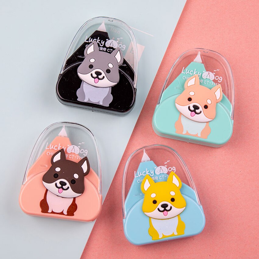 Cartoon Correction Tape Corrector Students Kawaii Animal Fruit Stationery Modified Altered Tape School Rewards Office Supplies