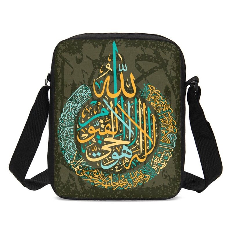 Veevanv Kleine Crossbody Tassen Voor Mannen Vrouwen Koran Brief 3D Printing Messenger Bags Dagelijkse Schoudertas Handtassen Casual Sling Zakken: SCBU022001I94