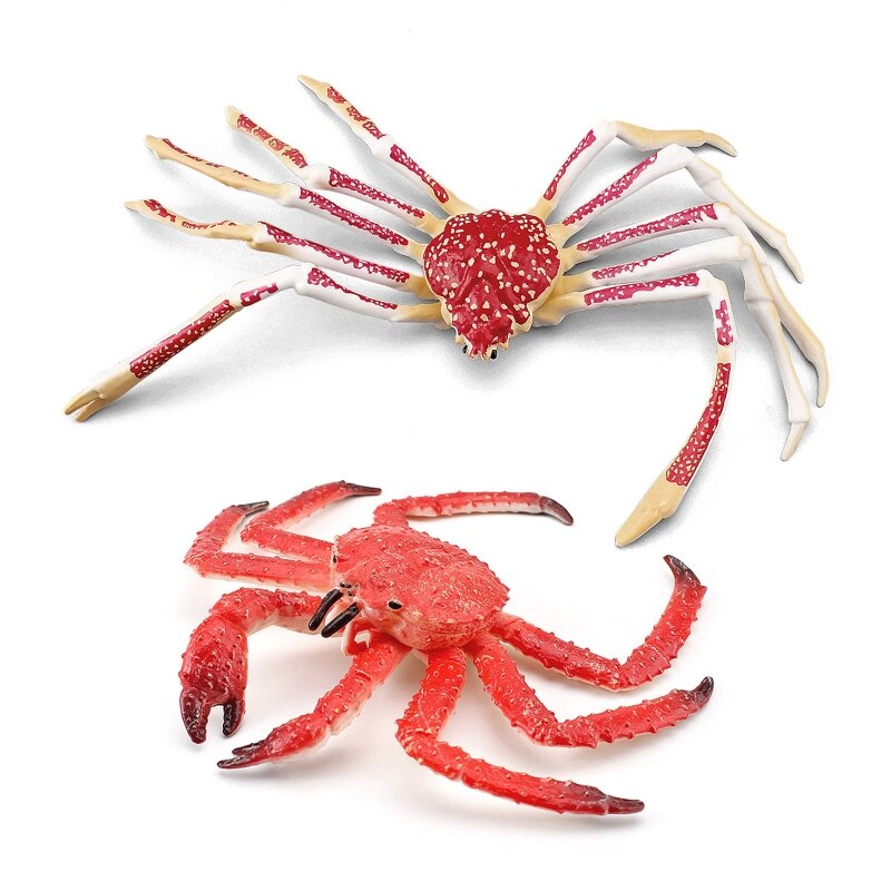 Kids Cartoon Toy PVC Made Realistic Ocean King Crab for Age 6+ Kids/Adults