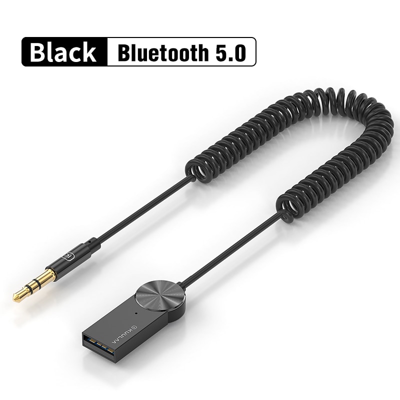 Kuulaa Draadloze Bluetooth 5.0 Ontvanger Zender Adapter 3.5Mm Jack Voor Auto Muziek Audio Aux Hoofdtelefoon Ontvanger Handsfree