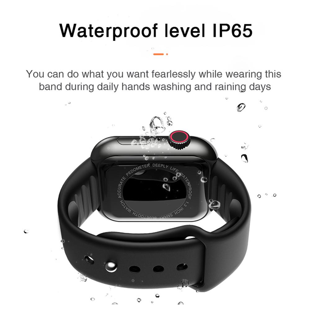 Bluetooth Smart Horloge Gezondheid Tracker 1.3 "Screen IP65 Waterdichte Sport Horloge Bericht Herinnering Sleep Monitor Voor Android Ios