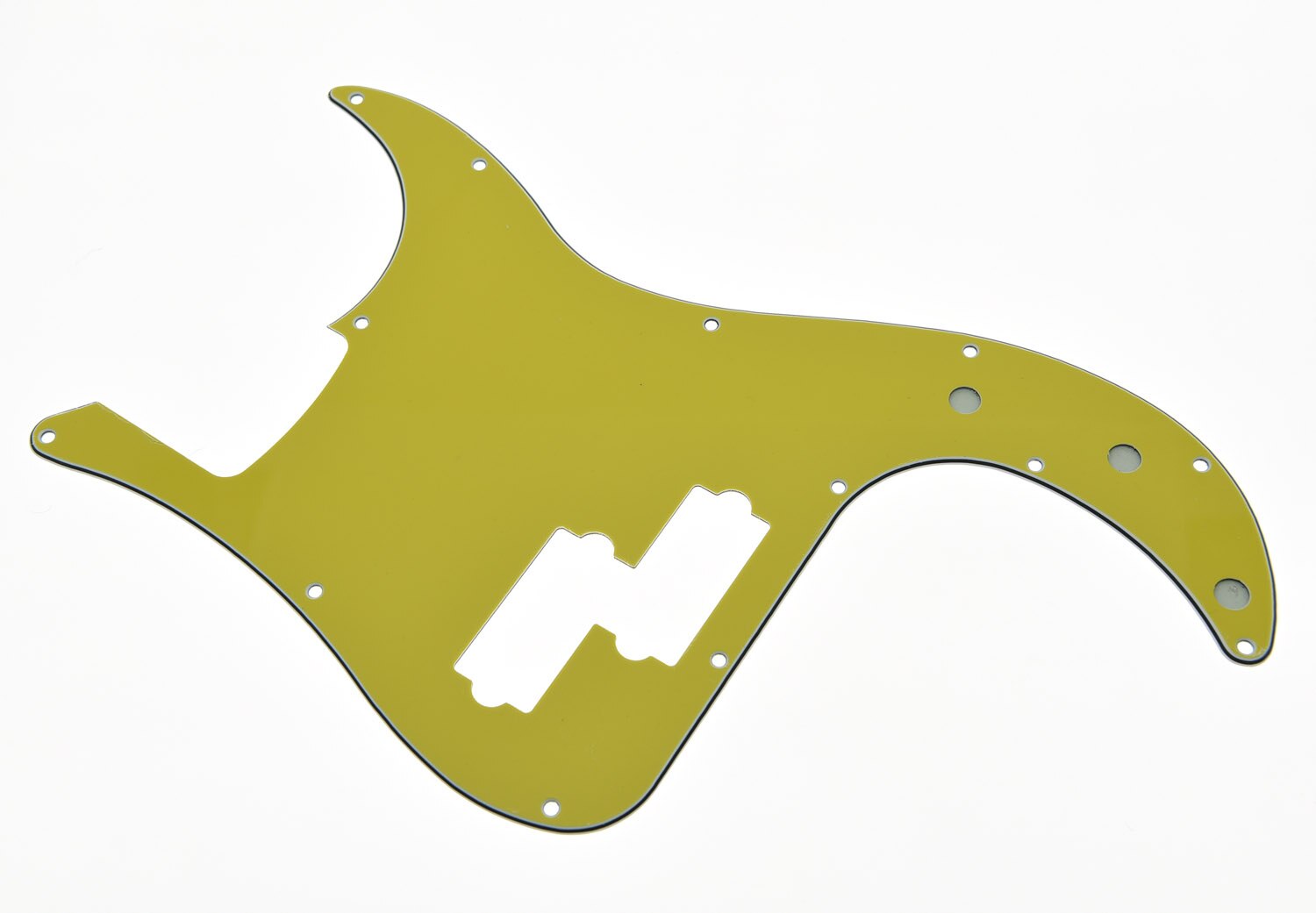 KAISH USA Spec Precision Bass P Bass Pickguard Scrach Plate 3 Ply 9 colors: Yellow