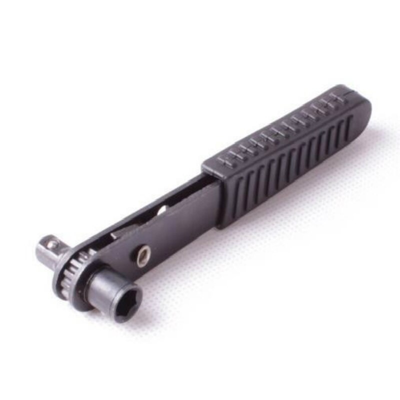 6.35cm Socket Black Mini 1/4" Ratchet Wrench Screwdriver Socket Wrench Rods Quick Release Hand Tools Rini Ratchet
