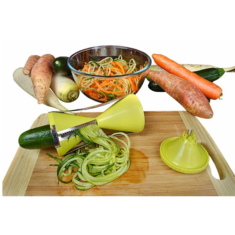 Gemüse Spiralizer Reibe Gemüse Spirale Hobel Cutter Spiralizer für Karotte Gurke Zucchini Küche Werkzeug Gerät
