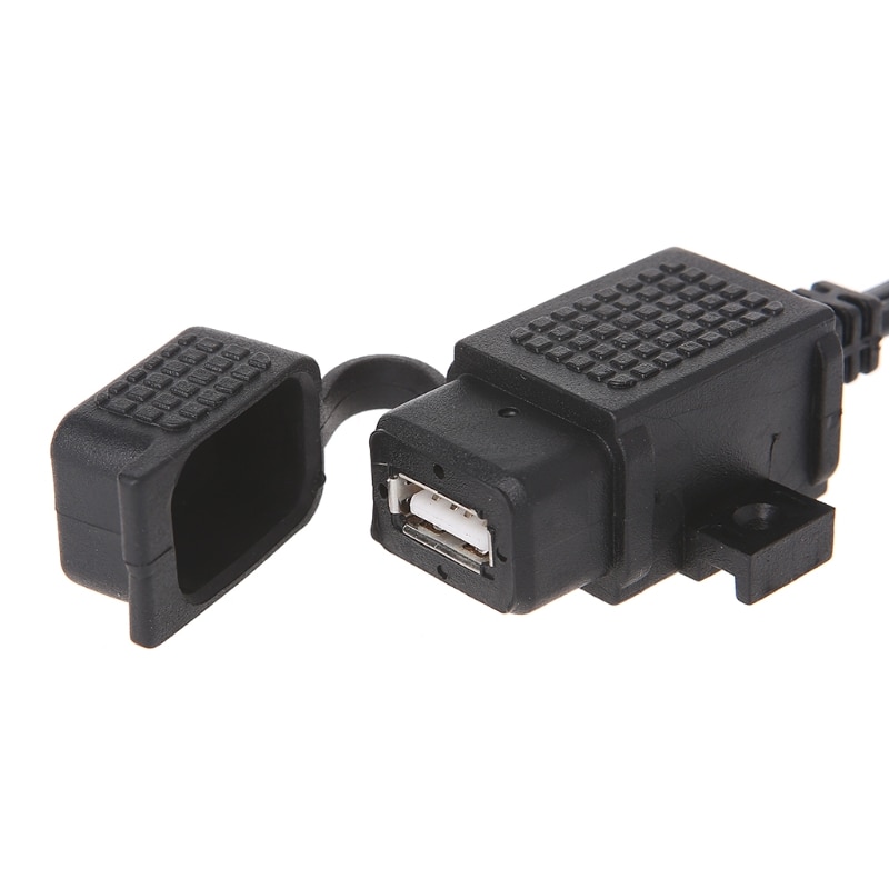 Moottoripyörä 2.1a vedenpitävä usb-laturisarja sae-usb-sovitin + jatkojohtosarja  e7ca