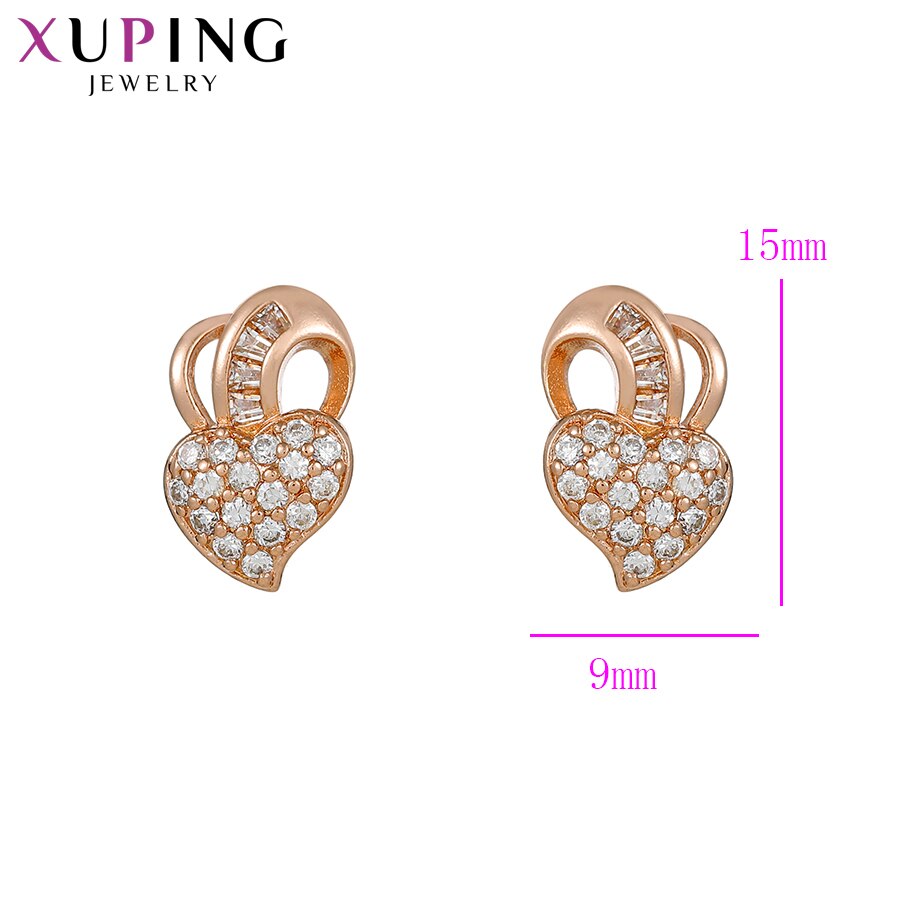 Xuping Moda di Lusso Semplice Semplice Orecchini a Forma di affascinante Dei Monili di Stile per Le Donne Superiore di Vendita Temperamento Regali 80483