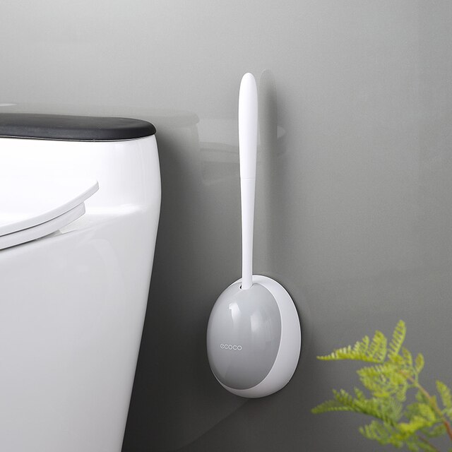 Xiaomi-cepillo de inodoro de silicona para el hogar, accesorios para WC, herramientas de limpieza de montaje en pared, juego de accesorios de baño