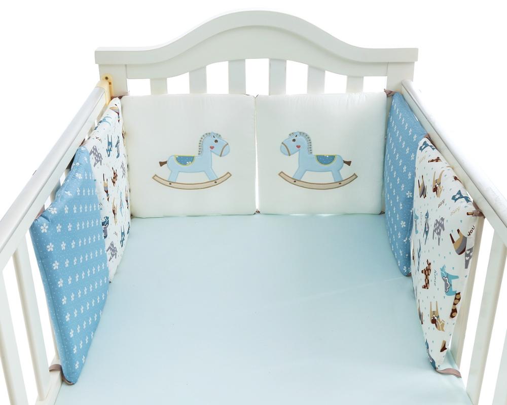 Paraurti per neonati paraurti morbidi spessi nordici nella culla per la decorazione della stanza del bambino presepe protettore per culla Set 6 pezzi