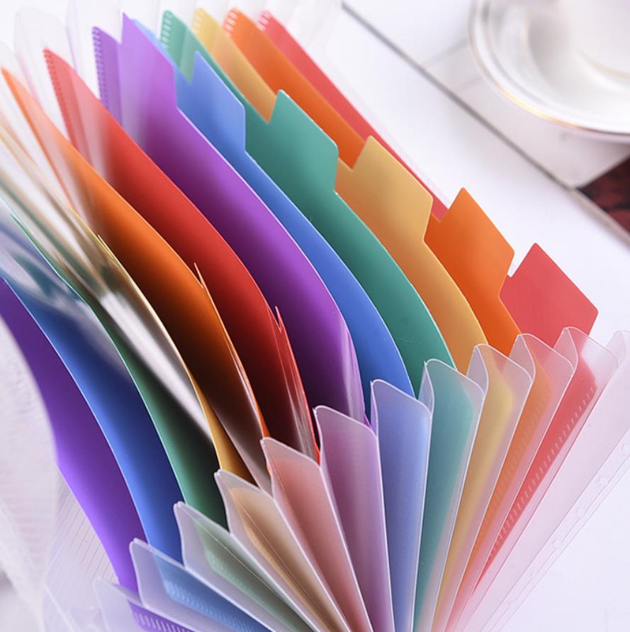 Plastic Expanding Accordion Folders, Letter Size Portable Document Holder, A4 File Organizer, 13 Pockets-Handle