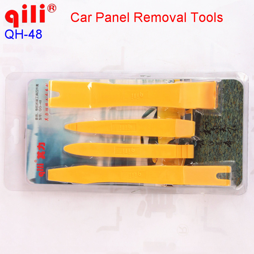 QILI QH-48 Auto Panel Removal Tools 4 stks Automobiel Radio Panel deur Clip Trim Dash voor Removal Installer Pry Reparatie Tool Set