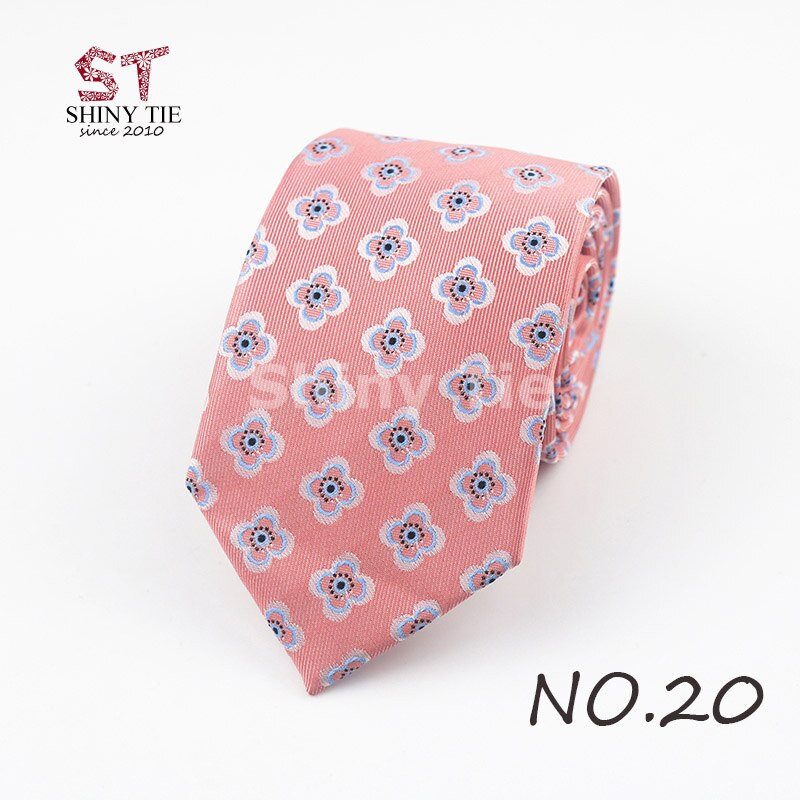 Menns polyester slips formell 7cm stripete hals slips business svart blå vintage gravatas for bryllupsfest dress: 20