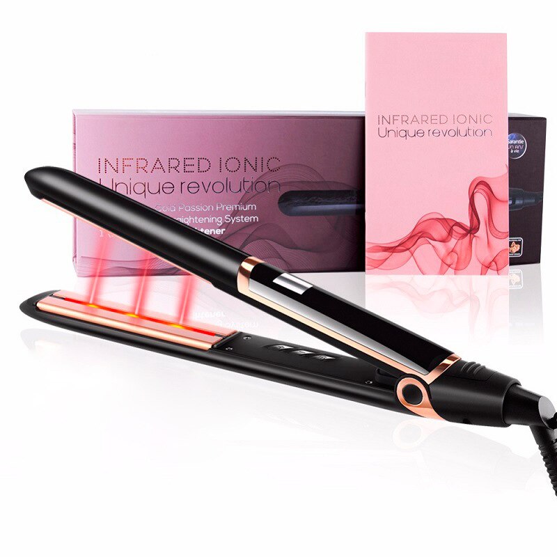 Professionele Stijltang Keramische Vapor Infrarood Verwarming Flat Iron Steampod 2 Inch Stijltang Chapinha