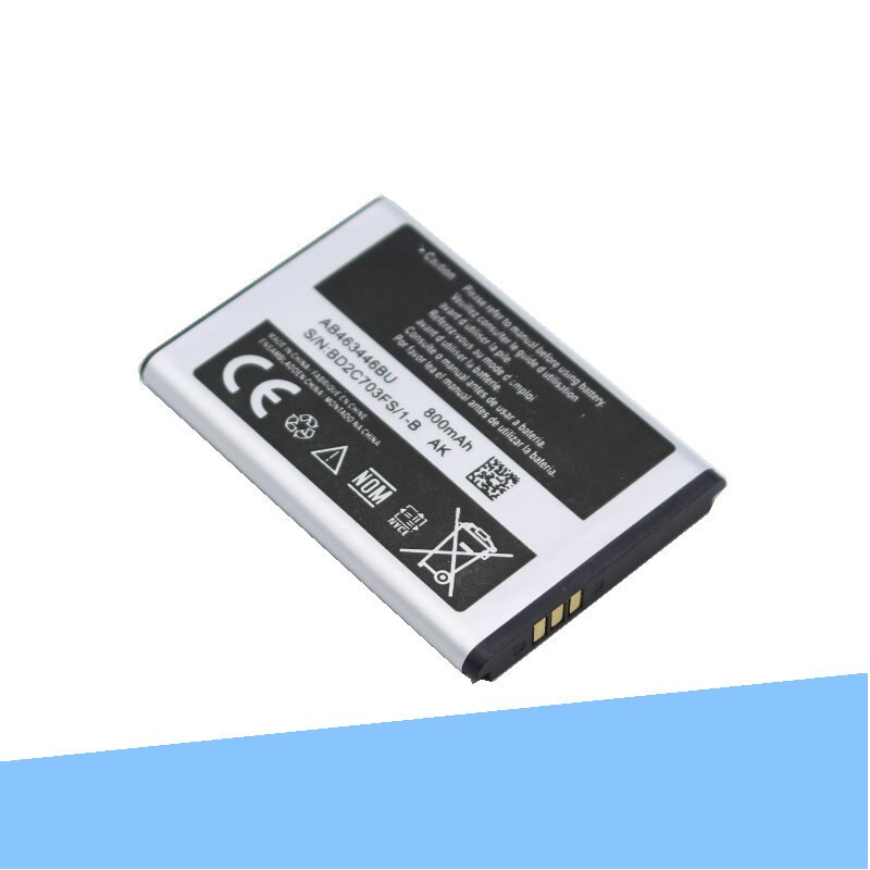 2X800Mah AB463446BU Vervanging Batterij + Lader Voor Samsung Sgh Gh E251 E258 E350 E428 E500 X208 E900 e908 C512 X630 X680
