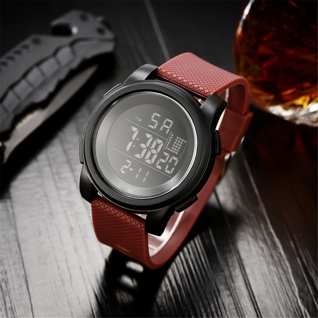 Outdoor Digitale Horloges Voor Mannen Leven Waterdichte Sport Horloge Led Licht Elektronica Horloges Klok Digitale Horloge Relogio