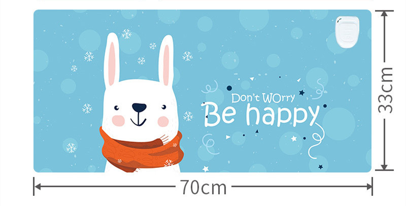 Sicherheit Heizung Pad Mini Decke PC Maus Pad Warme Hand 24V 36CM X 60CM 33CM X 70CM: Blau / 33CM X 70CM