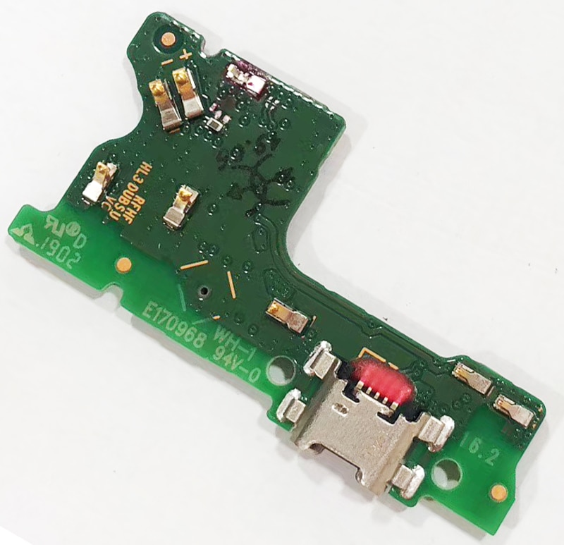 Usb-poort Opladen Dock Connector Charger Board Flex Kabel Lint Met Microfoon Voor Huawei Y7