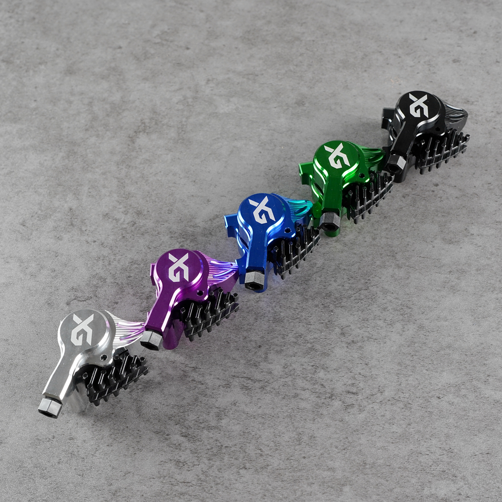 Pinza de montaje plano ZRACE XG, freno hidráulico de carretera, pastillas ICE-TECH, carrera BMX, peso ligero CNC completo