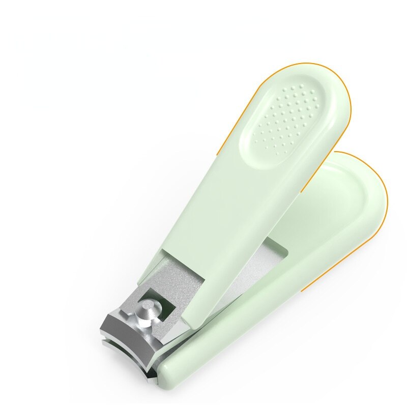 1Pc Baby Nagelknipper Rvs Geboren Nail Reparatie Mes Kids Nail Clippers Trimmer Schaar Care Tools producten: Green