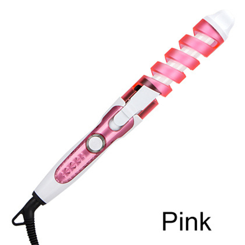 Magic for Rizador DE Pelo curl hair tools with roller screw curling iron Taylor: Pink / UK