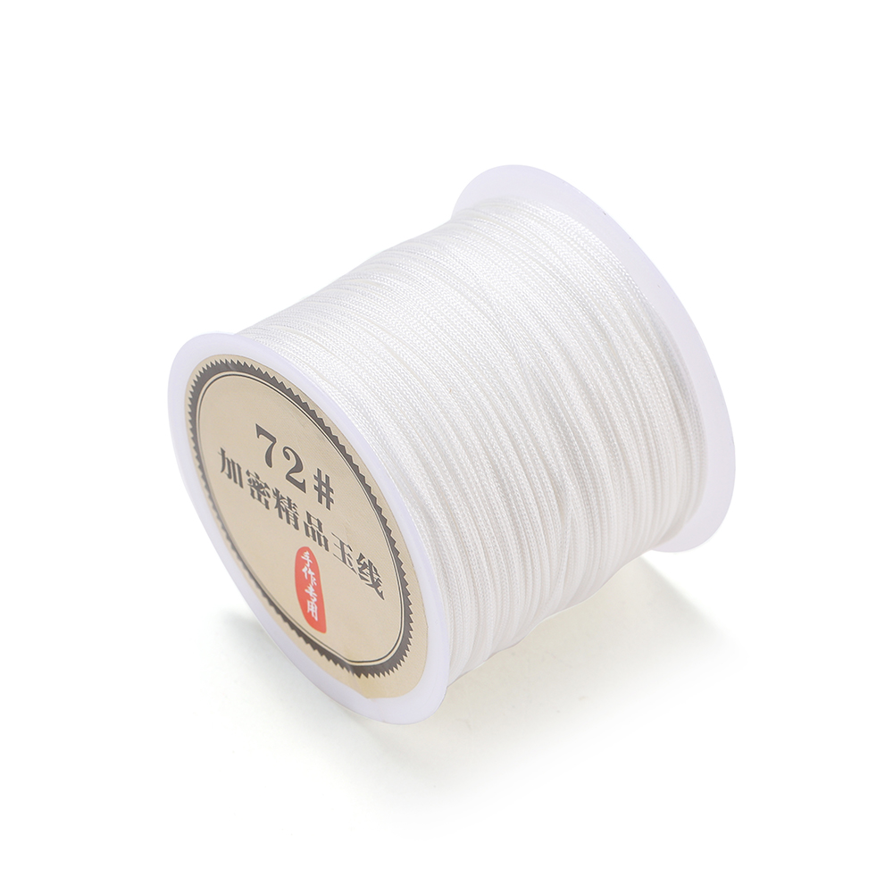 10/50M 0.8mm Nylon Draad Koord Chinese Knoop Armband Gevlochten String voor DIY Kwastje Kralen Shamballa String sieraden Maken