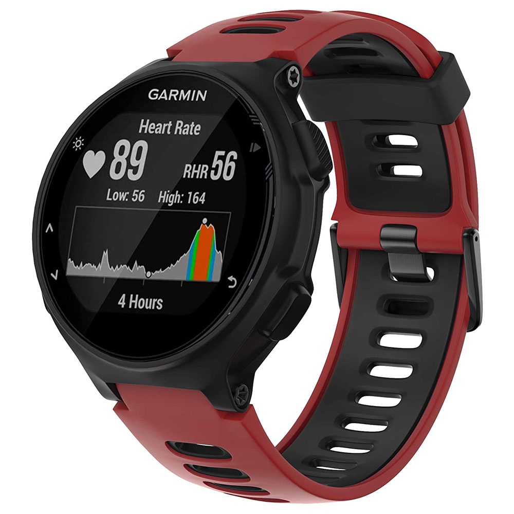 Pasek do zegarka Garmin Forerunner 735XT 735/220/230/235/620/630 Miękki silikonowy pasek do zegarka Sportowy pasek do zegarka Waterpoor