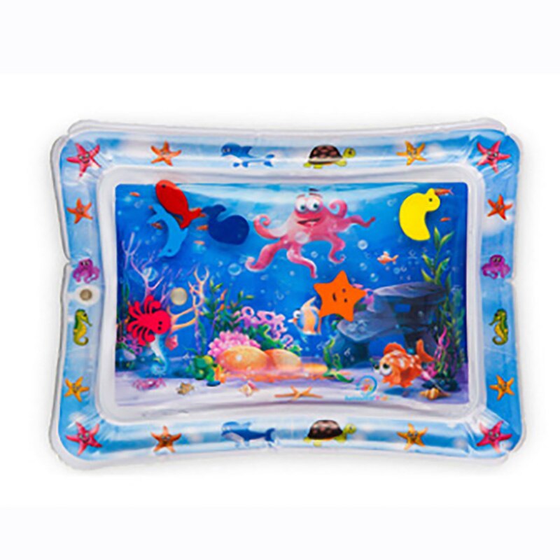 Baby Inflatable Patted Pad Prostrate Water Cushion Pat Pad toy Inflatable Water Cushion Dual Use Summer Toy: L