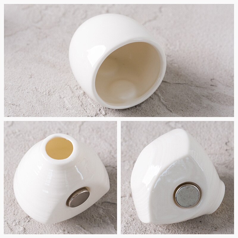 pentola di Fiore di ceramica Frigorifero Magneti Fiore Decorativo Vaso di Magneti Frigo