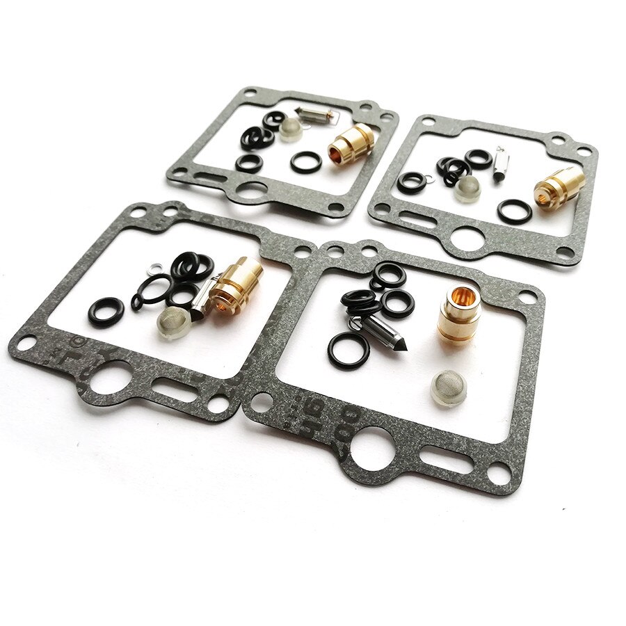 4 Sets Motorcycle Carburetor Rebuild Kit for yamaha XJ700 MAXIM X XJ750 FJ1100 FJ1200