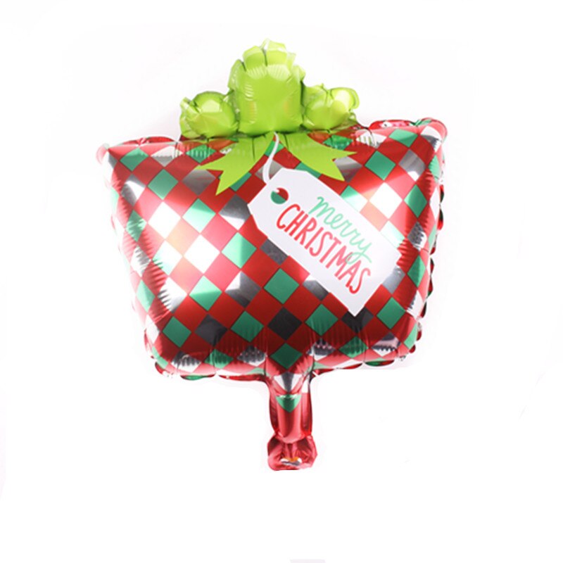 Jul lager folie ballonger pojke globos julgran ballong julfest dekorationer navidad box boll år: 19
