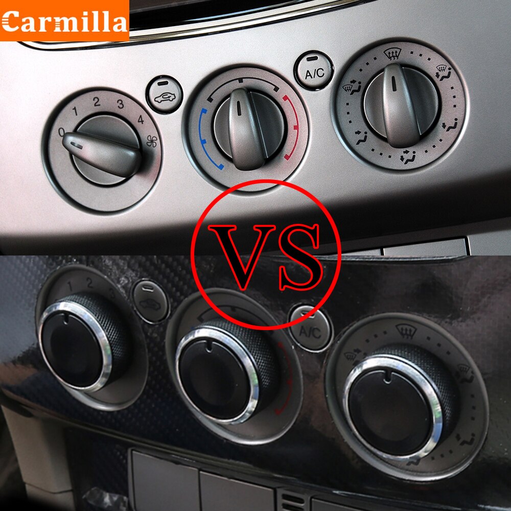 3 Pieces/Set Refit for Ford Focus 2 MK2 Focus 3 MK3 Mondeo AC Knob Car Air Conditioning Heat Control Switch Knob for Focus