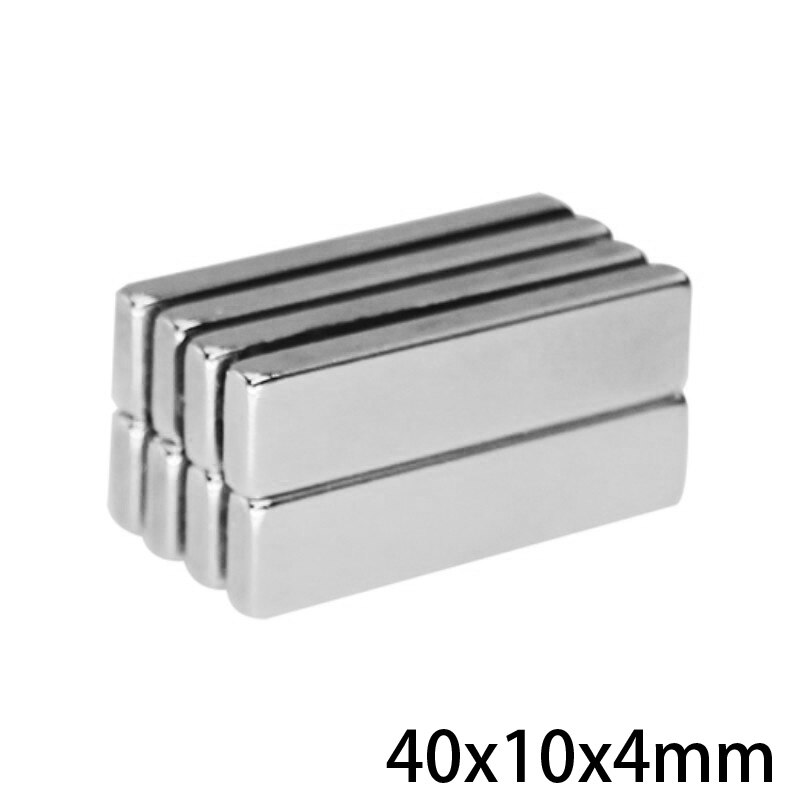 2 ~ 50 Stuks 40X10X4 Mm Zoeken Grote Quadrate Magneet 40Mm * 10Mm Diy krachtige Magneten 40X10X4 Mm Sterke Neodymium Magneten 40*10*4 Mm