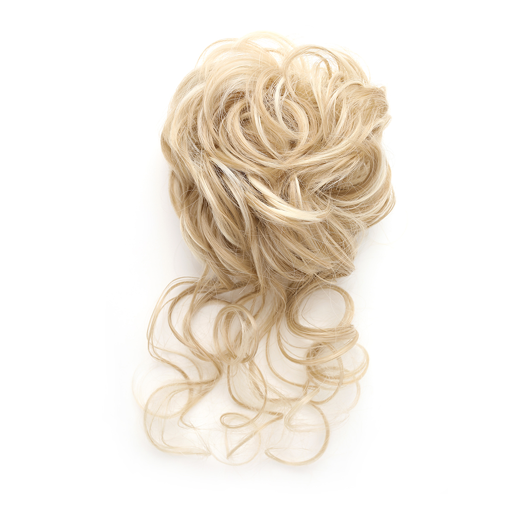 Chignon chignon désordonné synthétique, pince à griffes, chignon bouclé, chignon ondulé, longue barbe, queue de cheval ébouriffée, chouchou pour 03/Wear: P12 / 613