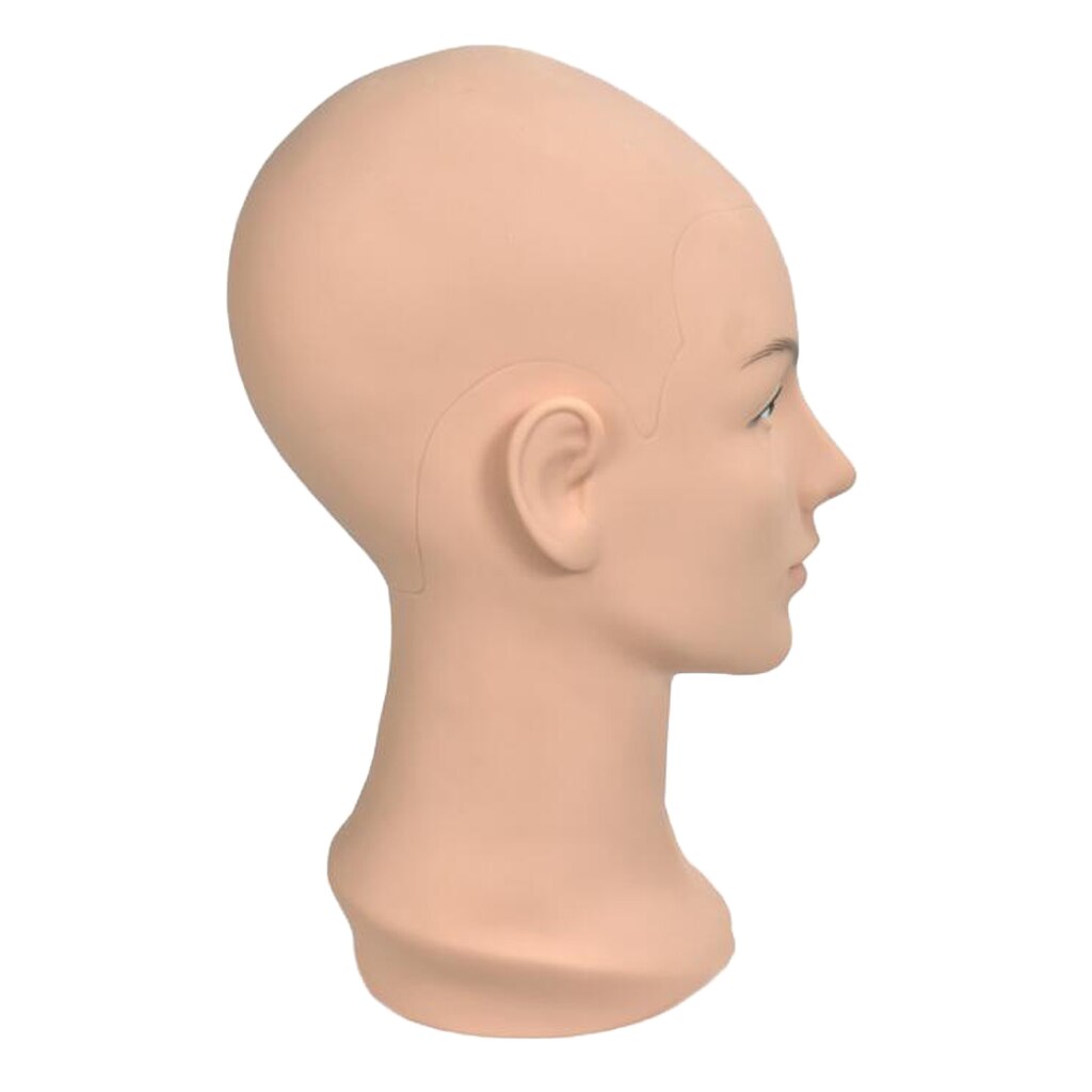 Mujer modelo de cabeza Peluca de pelo pantalla maniquí pantalla Peluca de Hat Stand estilo cabeza para hacer pelucas