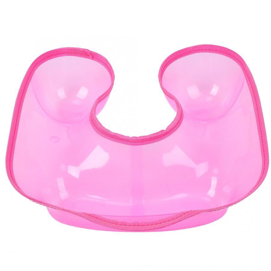 Bandeja para tinte de pelo, cuello, hombros, peluquero, contenedor permanente, herramienta de peluquería, accesorios de estilismo: Rosa