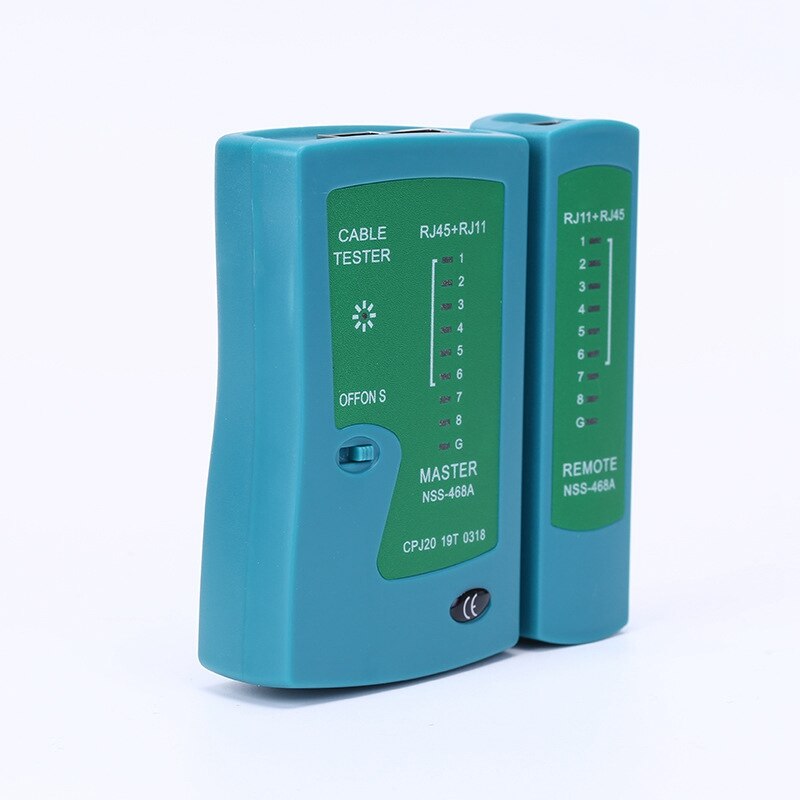 Tester per cavi di rete professionale per strumenti di Test remoti RJ45 RJ11 RJ12 CAT5 UTP LAN Cable Tester Detector