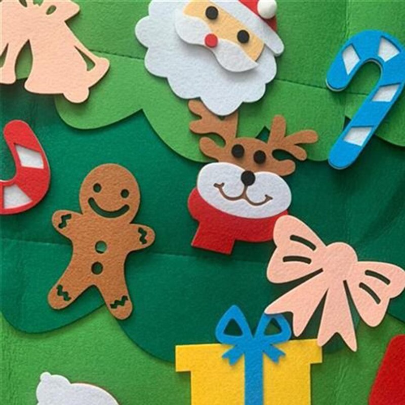 Artigianato fai-da-te LED albero di natale decorazioni di buon natale per la casa ornamento di natale regali di natale Navidad babbo natale capodanno