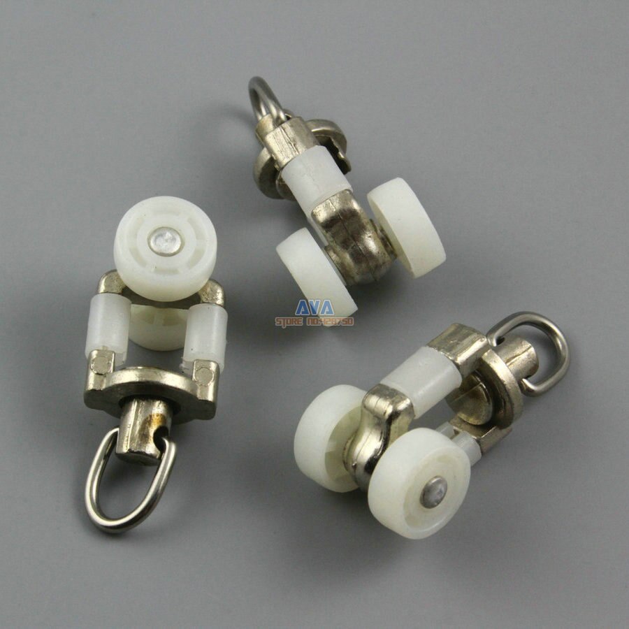 30 Pieces Curtain Track Roller Curtain Track Slide Gliders 15x32mm