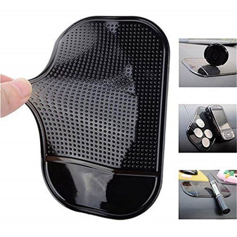 An-ti Slip Mat Phone Holder GPS Sticky Pad Mat Anti Slip Key Pen Auto Interior Dashboard Gel Pads