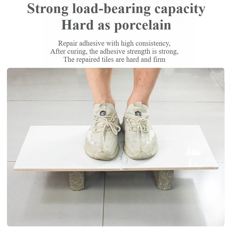 Kit de pasta de reparación de azulejos, juego de herramientas de reparación de ducha y azulejos para baño, pasta de grietas de cerámica de porcelana de fibra de vidrio para pared