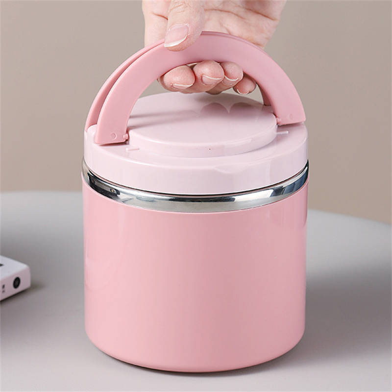 Soup Thermos Food Jar Insulated Lunch Container Bento Box for Cold Food Food Flask Stainless Steel Lunch Box With Handle
